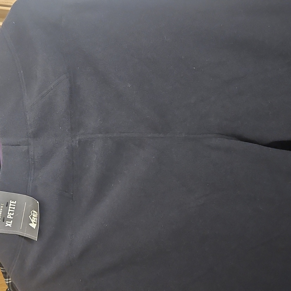 REI womens XL petite Teton Fleece Pants In Black - Picture 4 of 8